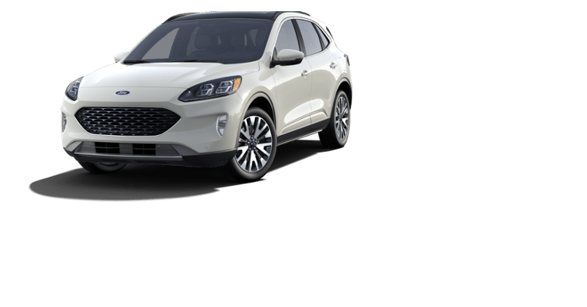 2020 Ford Escape Titanium Star White, 2.0L EcoBoost Engine with Auto